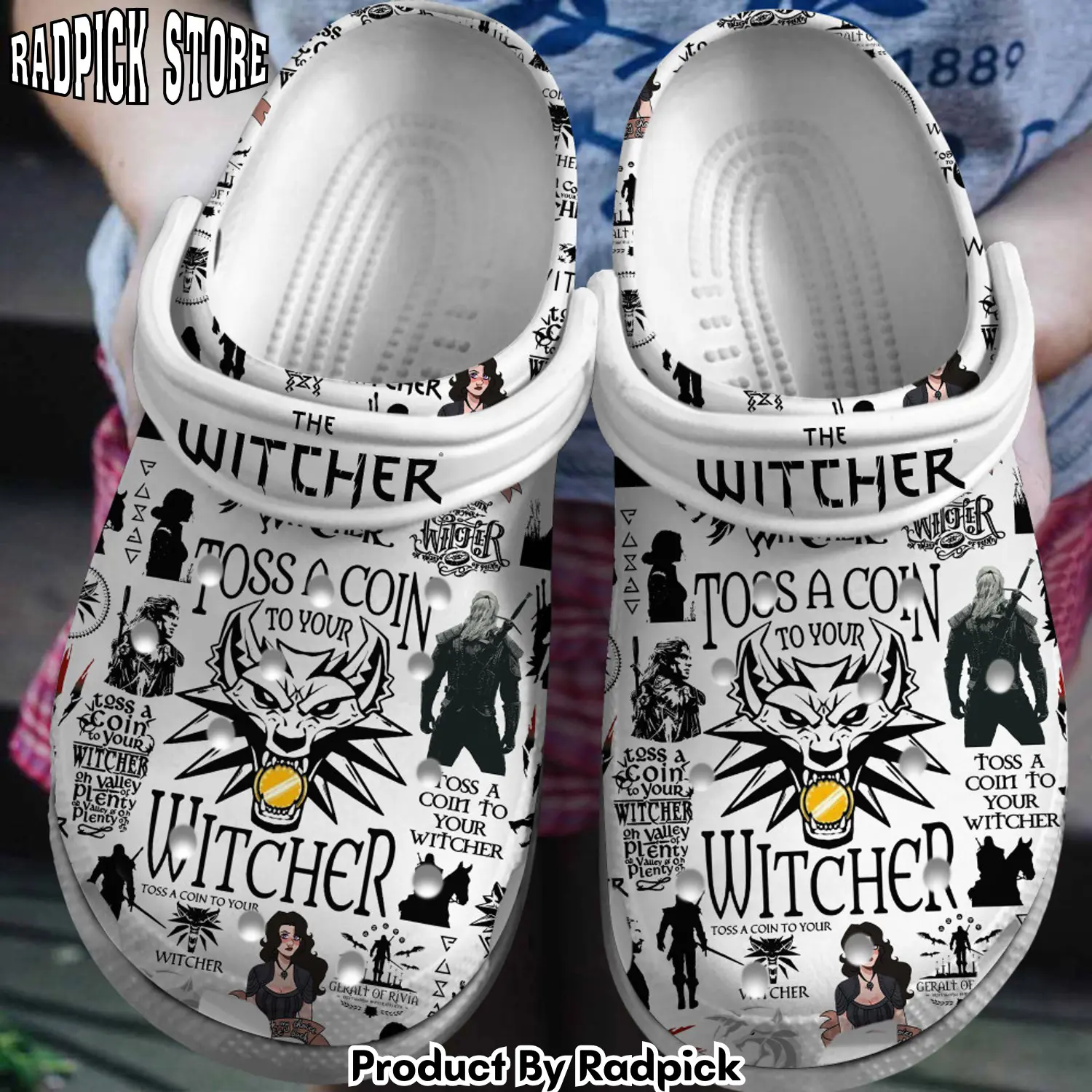 Radpick premium the witcher tv series clogs shoes comfortable for men women rp6522041